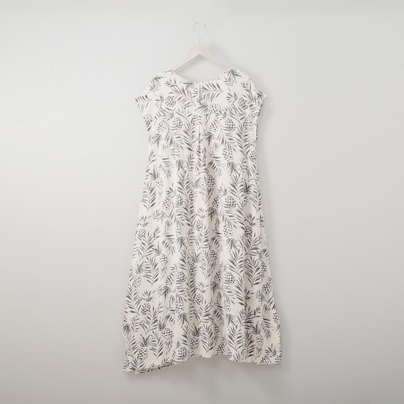 接触冷感プリントレーヨンワンピースレギュラー丈　(43108) 2枚目画像