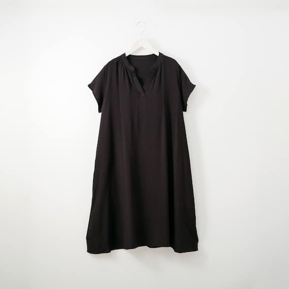 接触冷感レーヨンワンピースショート丈 (43111) 1枚目画像