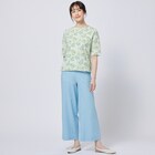 接触冷感綿スラブリーフ柄プルオーバー (63117) 2枚目画像