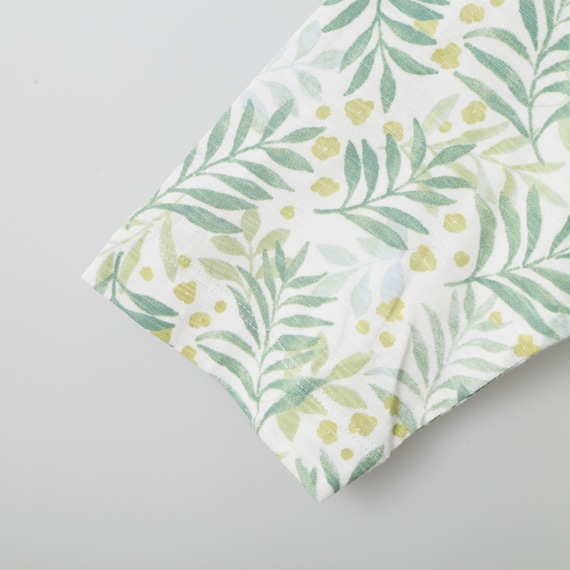 接触冷感綿スラブリーフ柄プルオーバー (63117) 5枚目画像