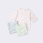 接触冷感綿スラブフラワー柄プルオーバー (63118) 3枚目画像