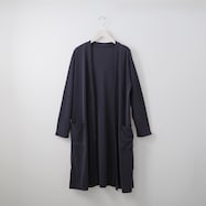 スムース仕立てのイージーウェアロングカーディガン (Z3105)