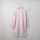 スムース仕立てのイージーウェア花柄チュニック (Z3107) 2枚目画像