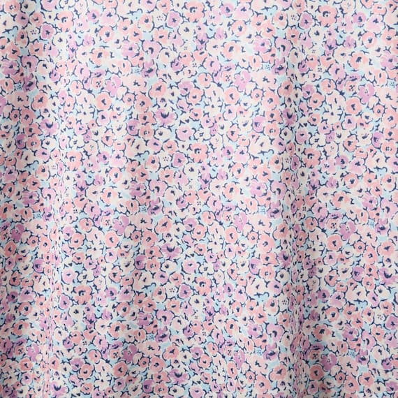 スムース仕立てのイージーウェア花柄チュニック (Z3107) 3枚目画像