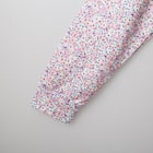 スムース仕立てのイージーウェア花柄チュニック (Z3107) 6枚目画像