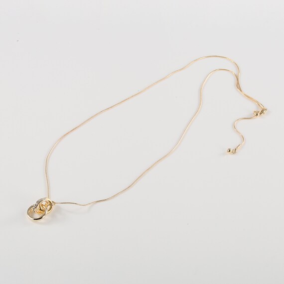 ３リングスライダーチェーンネックレス　(93126) 1枚目画像