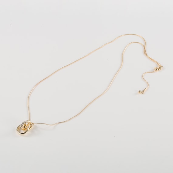 3リングスライダーチェーンネックレス (93126) 1枚目画像