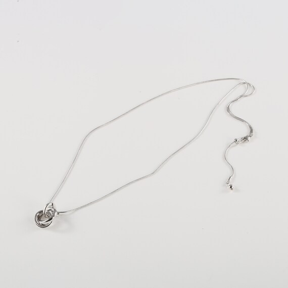 ３リングスライダーチェーンネックレス　(93126) 2枚目画像