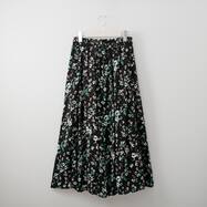 フラワープリントハギスカート　(33104)