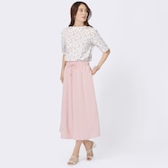 麻調イージ-ハギスカート (33105)