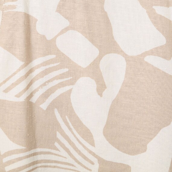 接触冷感麻混セミワイドパンツプリントレギュラー丈 (23119) 3枚目画像