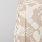 接触冷感麻混セミワイドパンツプリントショート丈 (23121) 4枚目画像