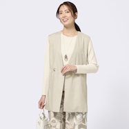 接触冷感麻混ジレ (13110)