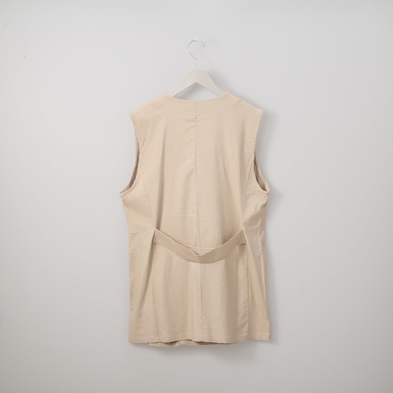 接触冷感麻混ジレ (13110) 2枚目画像