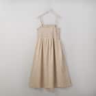 接触冷感麻混シャーリングワンピース (43113) 2枚目画像