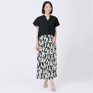 接触冷感プリントトラベルスカーチョ (23123)