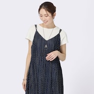 ストライプリブフレンチスリーブプルオーバー (63120)