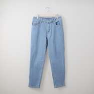 マイルドフィットデニムパンツショート丈 (23125)