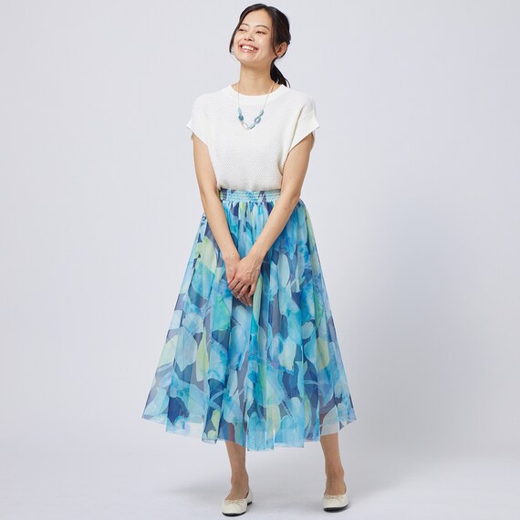 鹿の子編みニットプルオーバー (73107) 2枚目画像