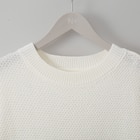 鹿の子編みニットプルオーバー (73107) 4枚目画像