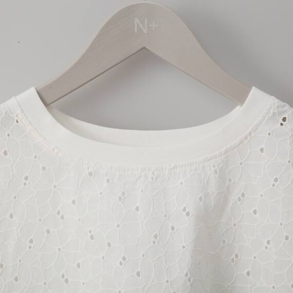 エンブロイダリーフレンチ袖プルオーバー (63127) 4枚目画像