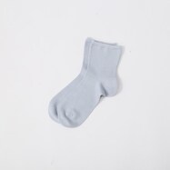 【N+商品】大人の楽らくソックスクルー丈無地　(93129)