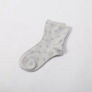 大人の楽らくソックスクルー丈ドット柄　(93132)