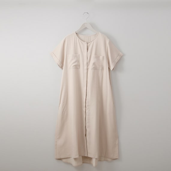 接触冷感シャンブレーワンピース (43116) 1枚目画像