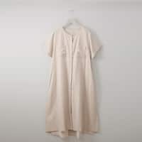 接触冷感シャンブレーワンピース (43116)