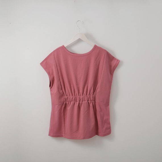 布帛切替バックシャーリングプルオーバー (63132) 2枚目画像