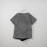 布帛切替えボーダープルオーバー (63134)