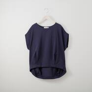 ニットサッカーコクーンプルオーバー　(63135)