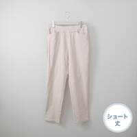 マジックベルトストレッチパンツサマーライト　ショート丈　(23131)