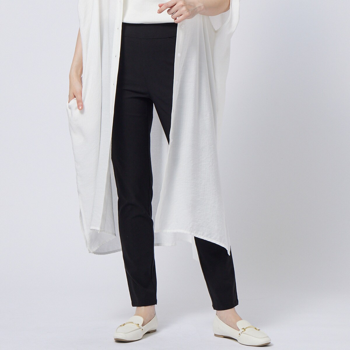 V12 チドリストレッチ　パンツ　サイズL VLX2420-pn01 新品未使用 ベルデクセル ミドリ安全 作業服 通年 黒パンツ単体 VE120NP ブラック