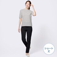 【N+商品】マジックベルトストレッチパンツ　ショート丈　(23133)
