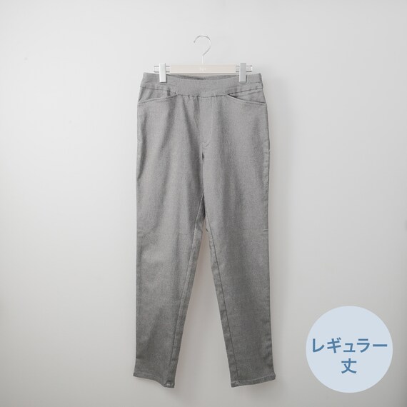 マジックベルトストレッチパンツ　レギュラー丈　(23134) 1枚目画像
