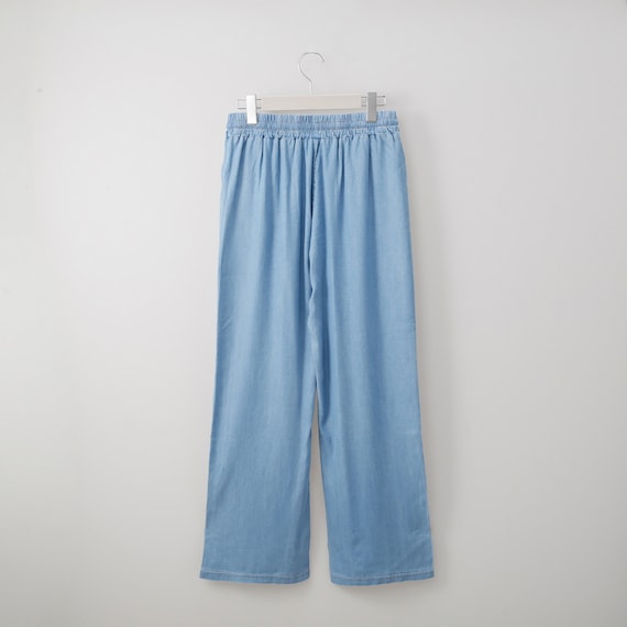 接触冷感シャンブレーライトデニムパンツ (23146) 2枚目画像