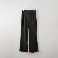 プリーツストレートパンツ　(23140)