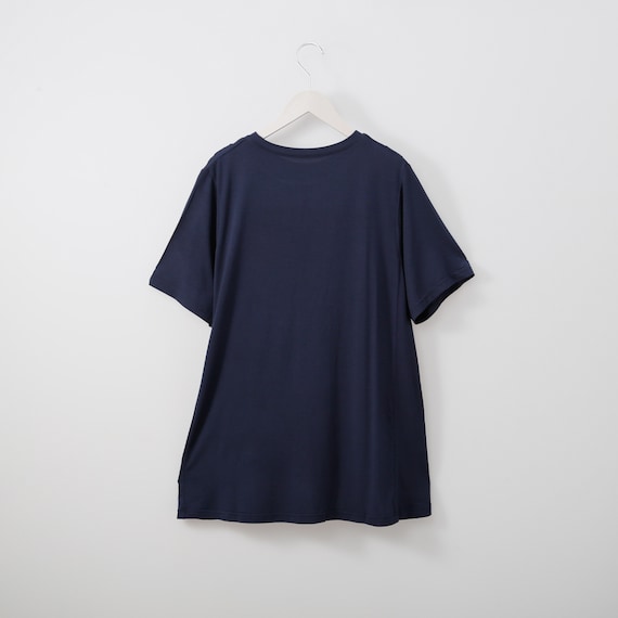 とろみ素材のひんやりリラックスルームウェアプルオーバー (Z3117) 2枚目画像