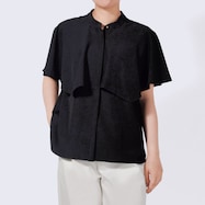 ケープショルダーブラウス (53132)