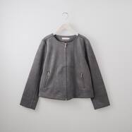 ストレッチスウェード調ブルゾン　(14100)