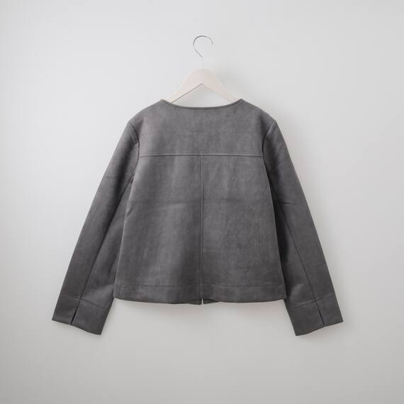 ストレッチスウェード調ブルゾン　(14100) 6枚目画像