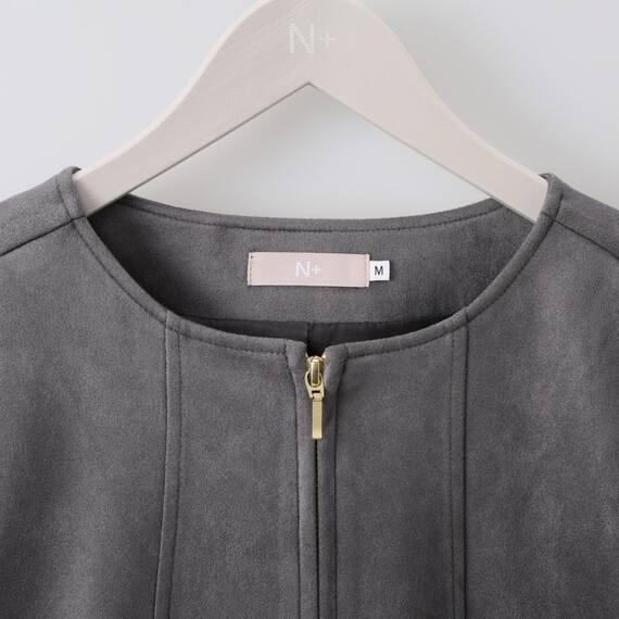 ストレッチスウェード調ブルゾン　(14100) 9枚目画像