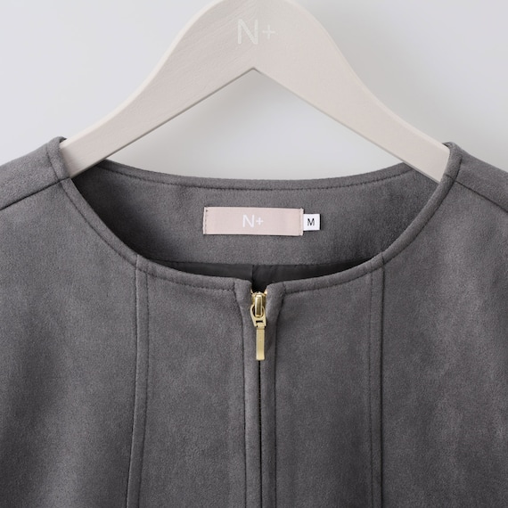 ストレッチスウェード調ブルゾン (14100) 9枚目画像