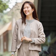 ストレッチスウェード調カーディガン (84100)