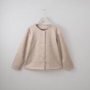 ストレッチスウェード調カーディガン　(84100)