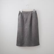 ストレッチスウェード調スカート　(34100)