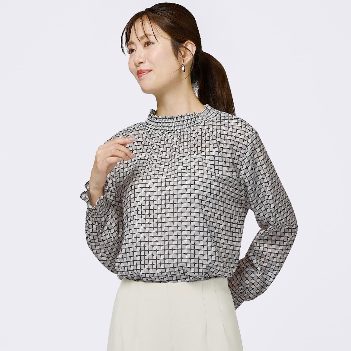 シャーリングブラウス (54101) | ニトリネット【公式】 家具