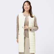 ボンバー中綿ロングジレ (14102)