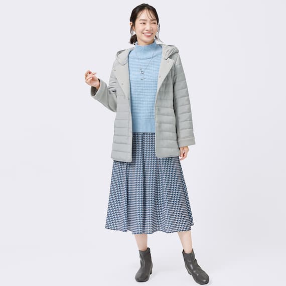 ボンバー中綿ショートブルゾン (14103) 9枚目画像